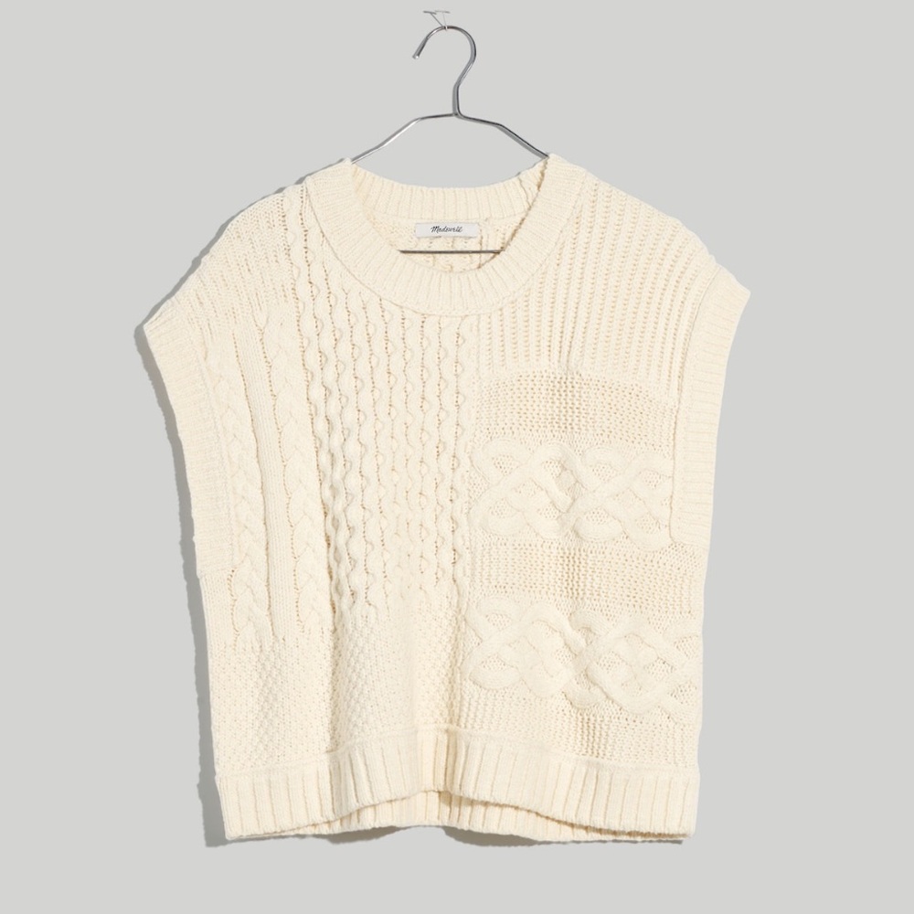 Madewell Cable Sweater Vest